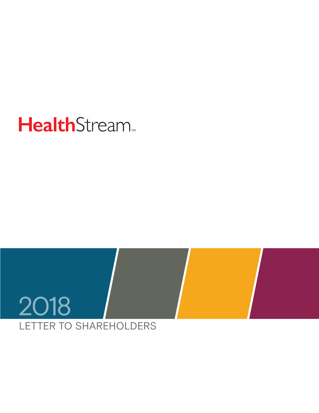 2018 Shareholder Letter