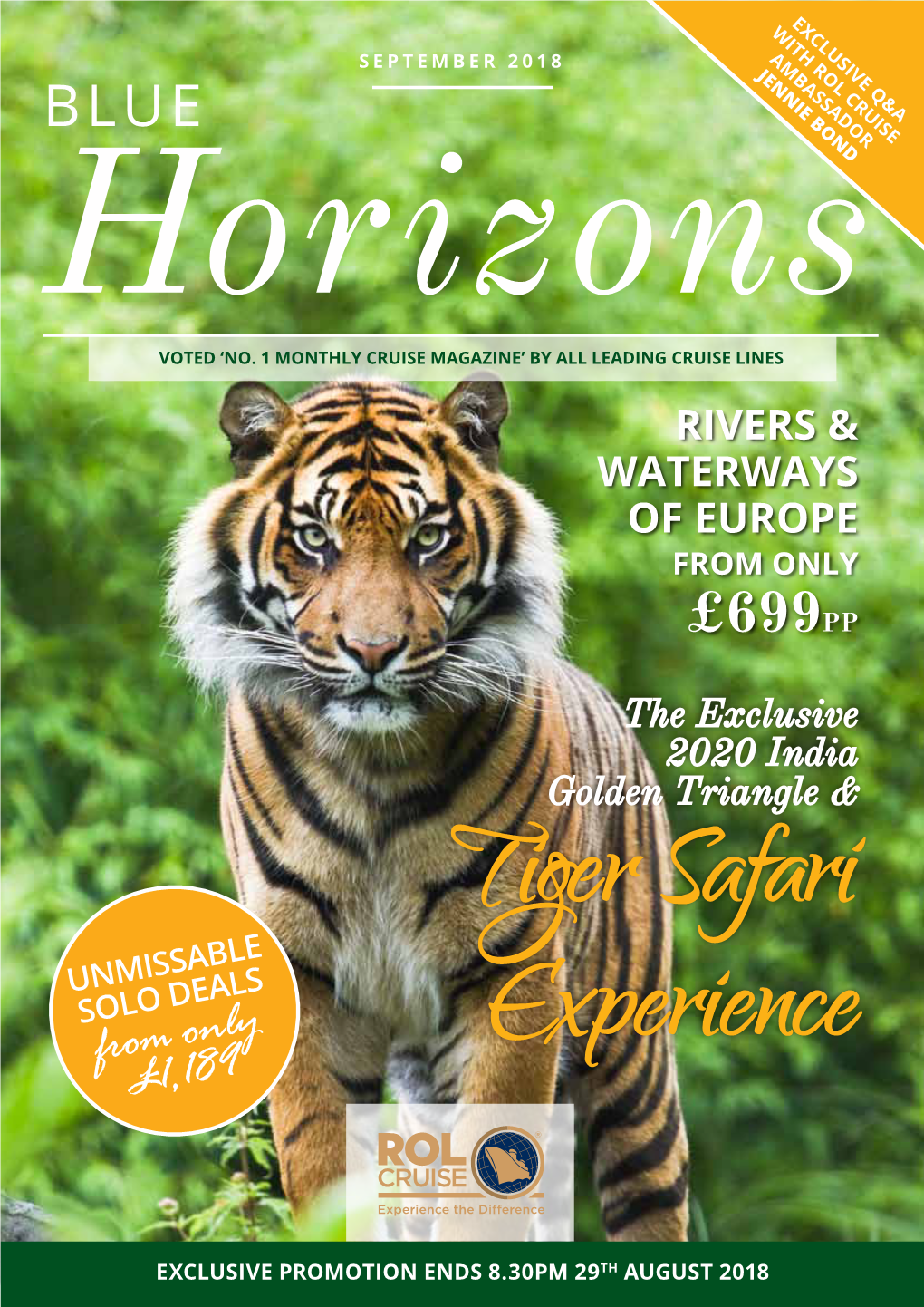 Blue Horizons | September 2018 Blue 16-17 Horizons CONTENTS SEPTEMBER 2018