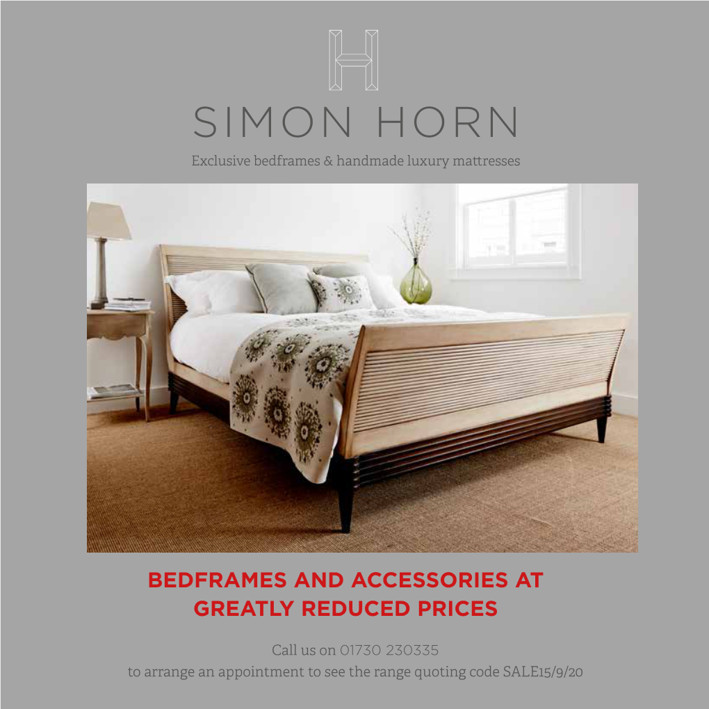 Bedframes and Accessories at Greatly Reduced Prices