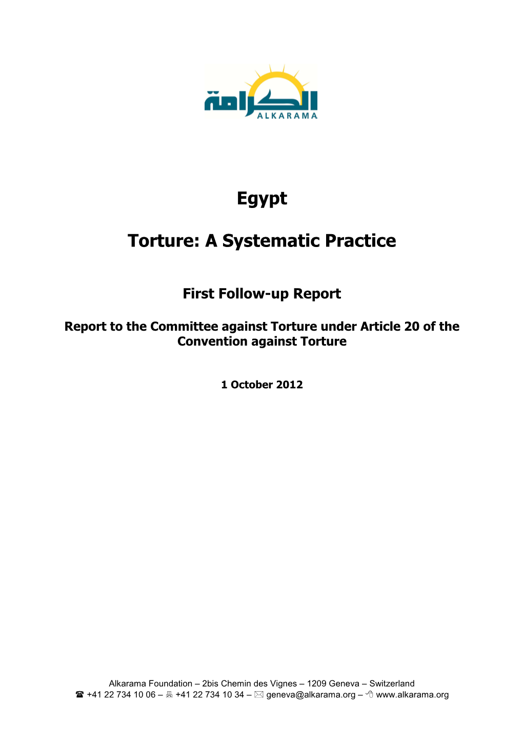 Egypt Torture