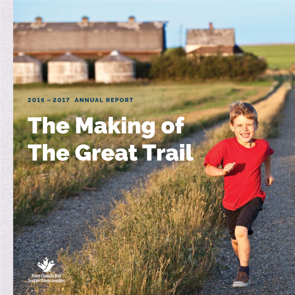 The Making of the Great Trail [Cover Image]: Running Along Canola Fields Near the Great Trail in Alberta © Andrew Penner