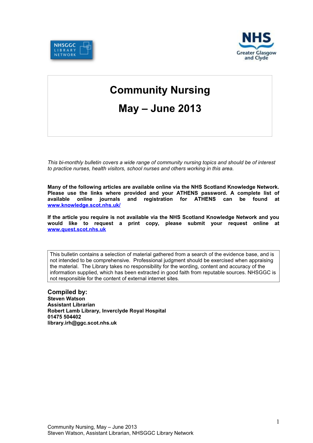 Mental Health Bulletin, July 2008 s4