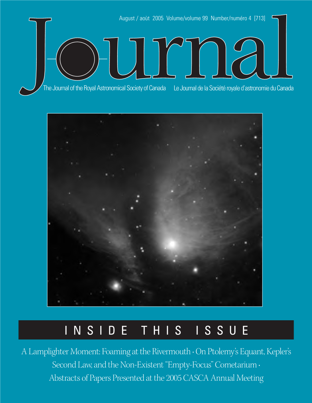 JRASC, August 2005 Issue (PDF)