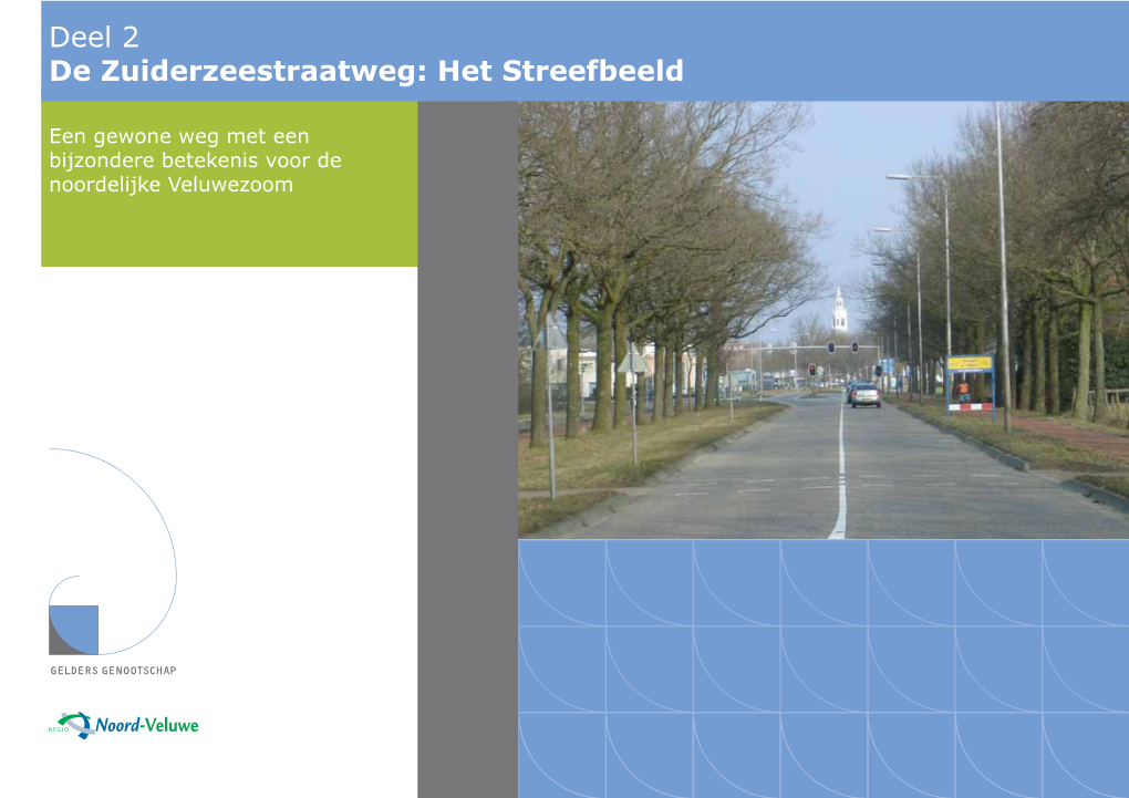 Deel 2 De Zuiderzeestraatweg: Het Streefbeeld