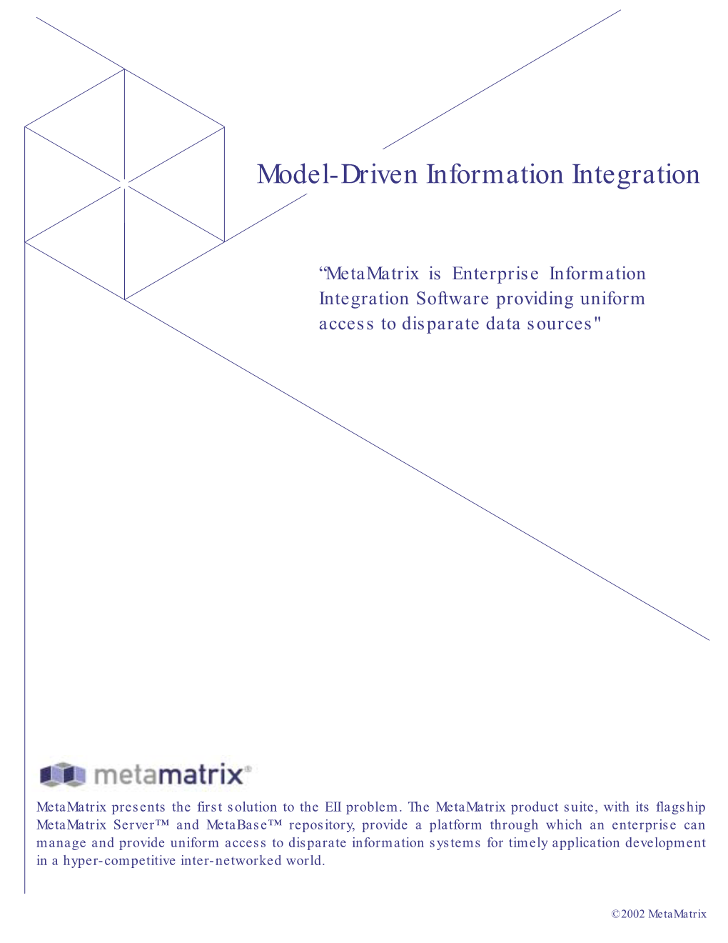 Model-Driven Information Integration