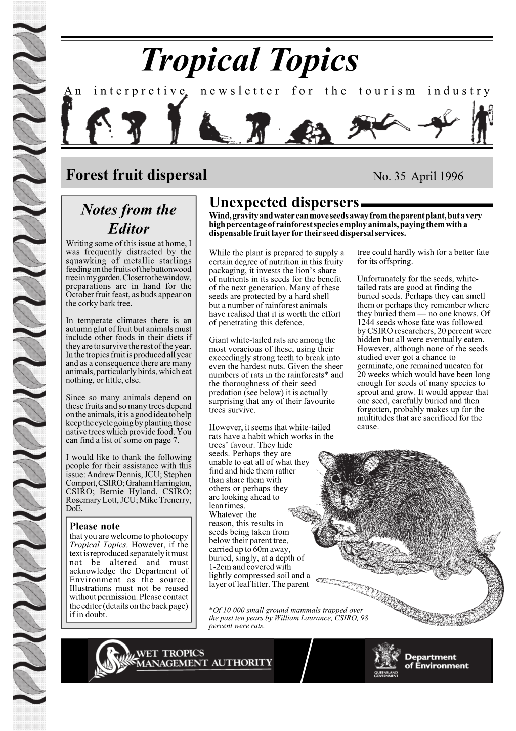 Rainforest Fruit Dispersal in Tropical Topics