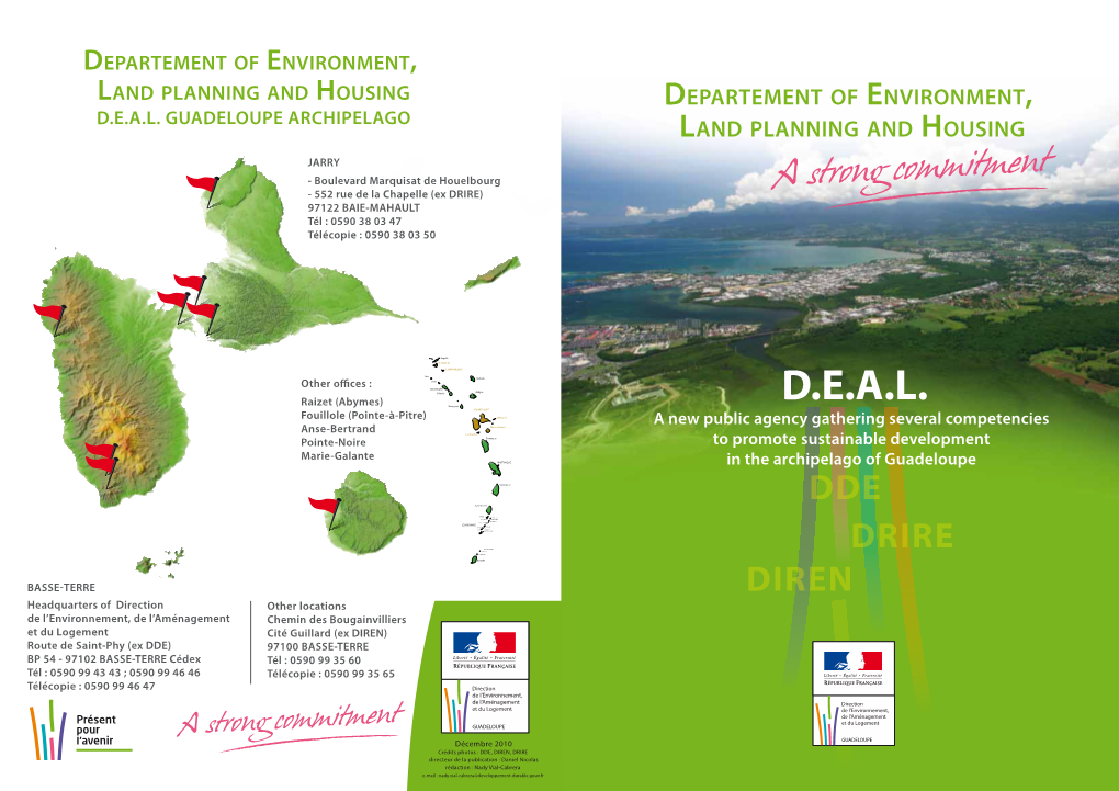 Departement of Environment, Land Planning and Housing Departement of Environment, D.E.A.L