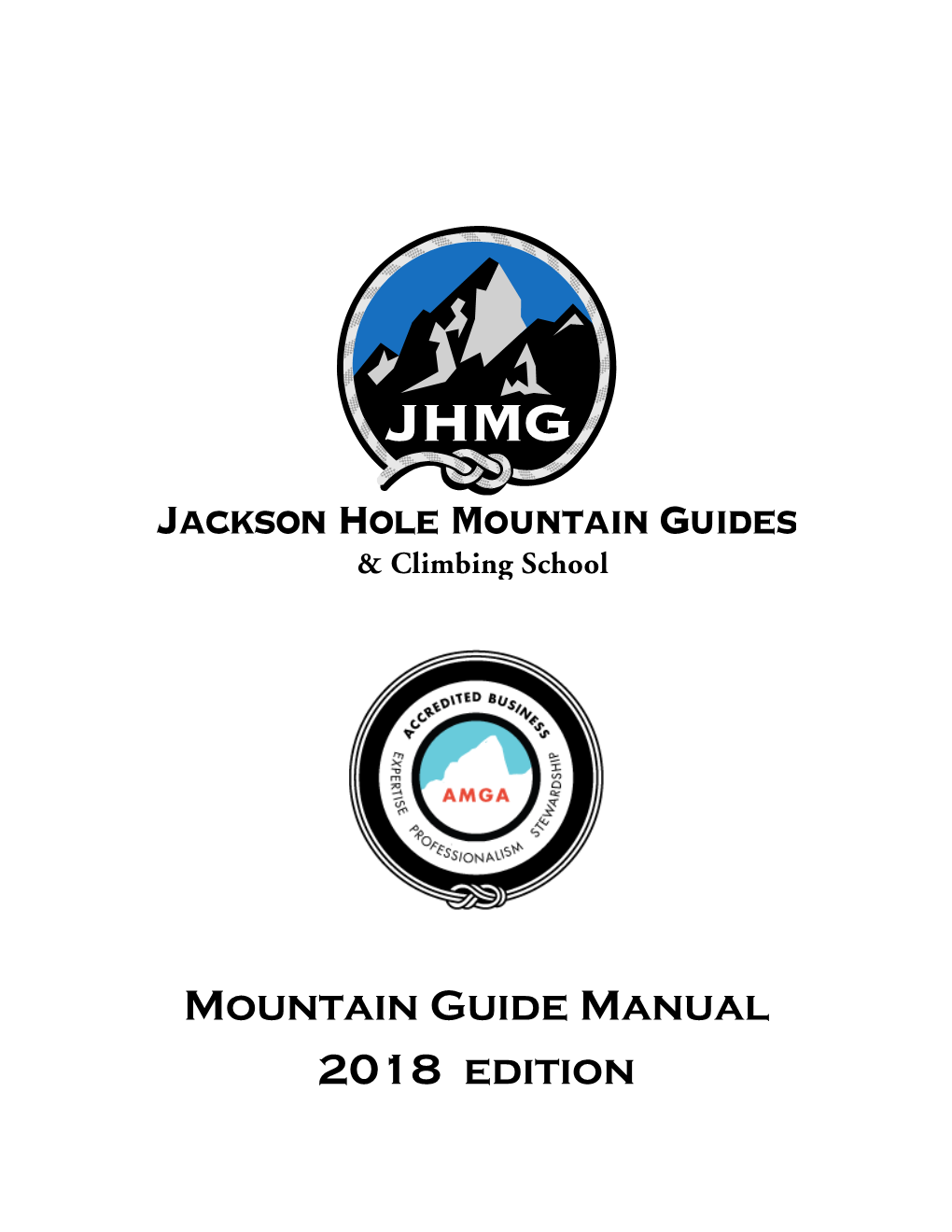 Mountain Guide Manual 2018 Edition