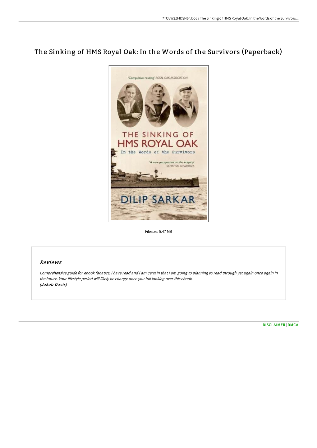 Download Ebook > the Sinking of HMS Royal Oak: In