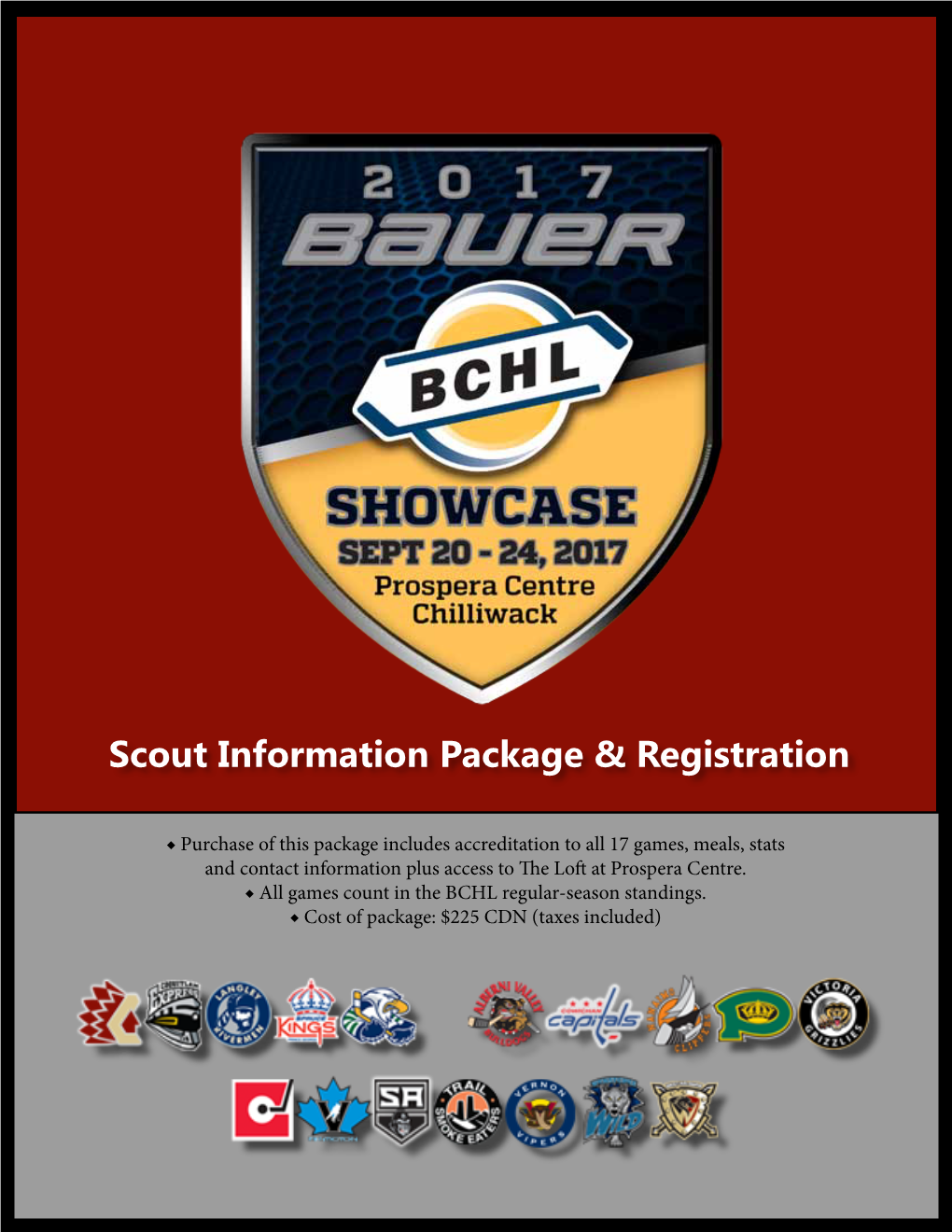 Scout Information Package & Registration