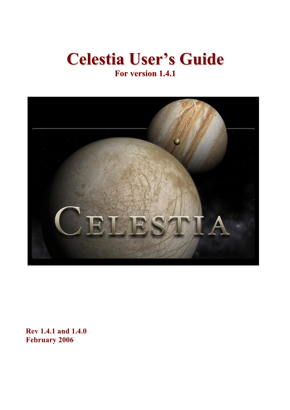 Celestia User's Guide