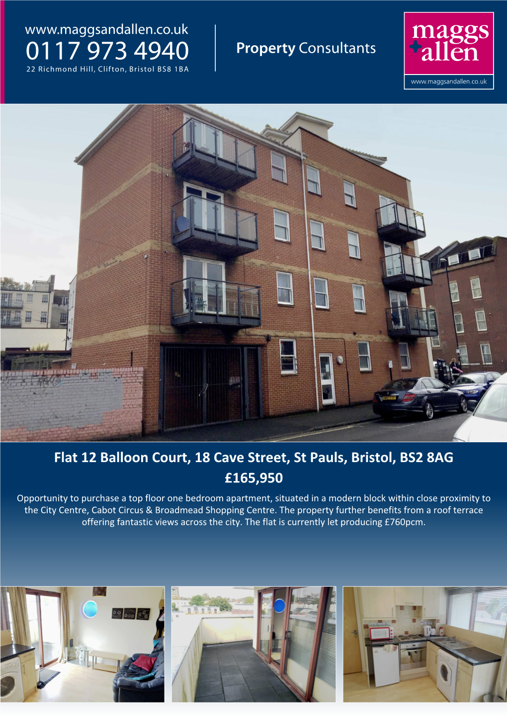 Property Consultants Flat 12 Balloon Court, 18 Cave Street, St Pauls