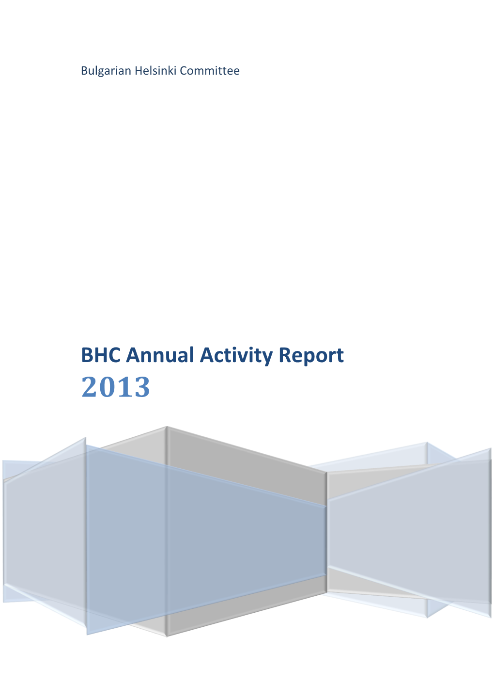 BHC Annual Activity Report 2013