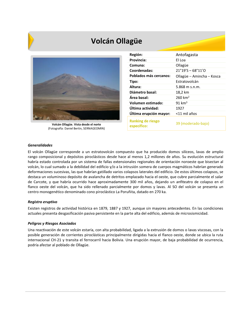 Volcán Ollagüe