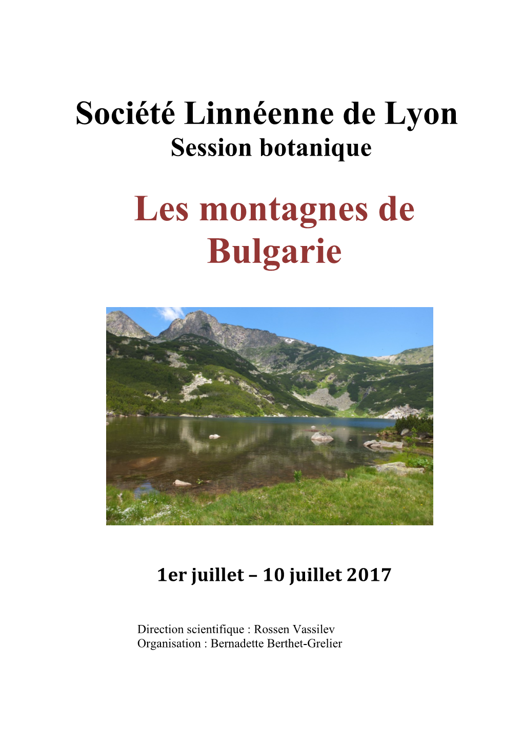 Les Montagnes De Bulgarie