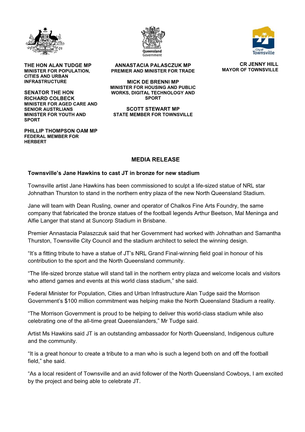 Media Release