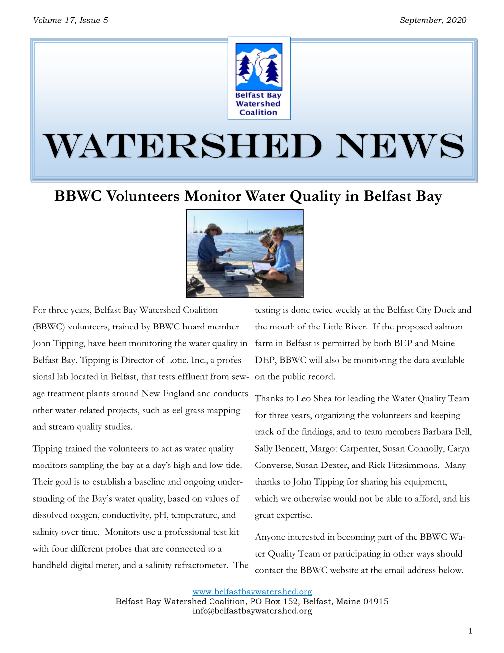 Watershed News