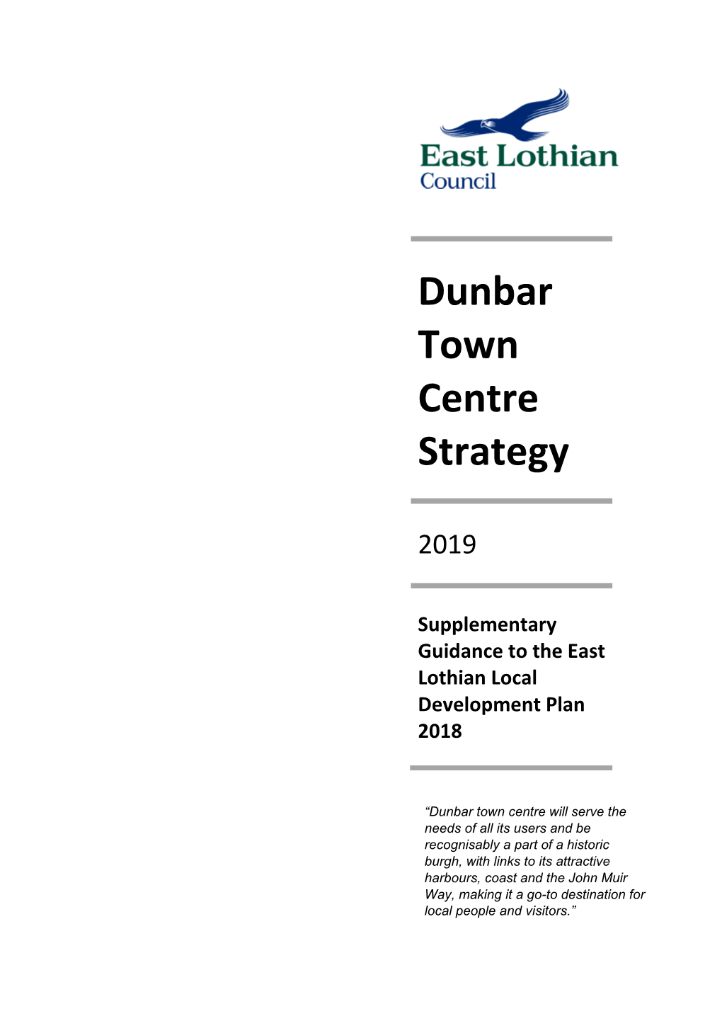 Dunbar Town Centre Strategy SG