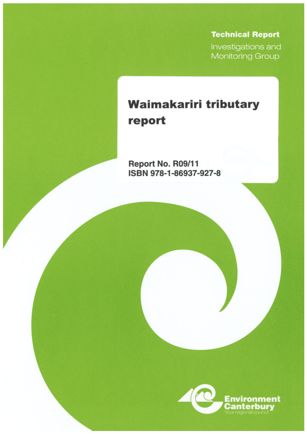 Waimakariri Tributary Report