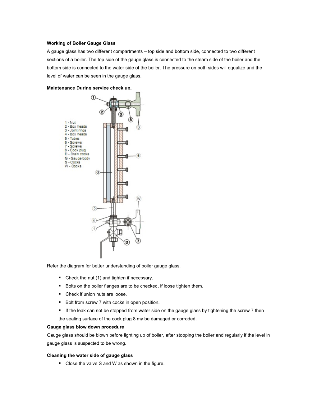 Top Side and Bottom Side, Connected to Two Different Sections of a Boiler