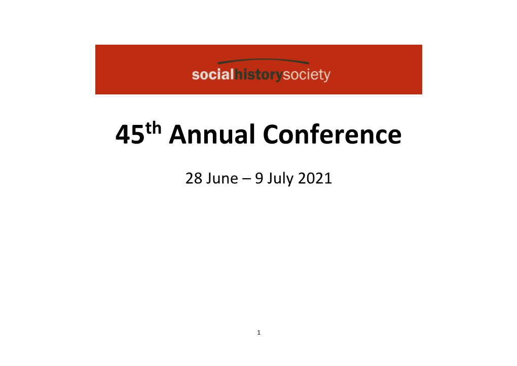 45 Annual Conference