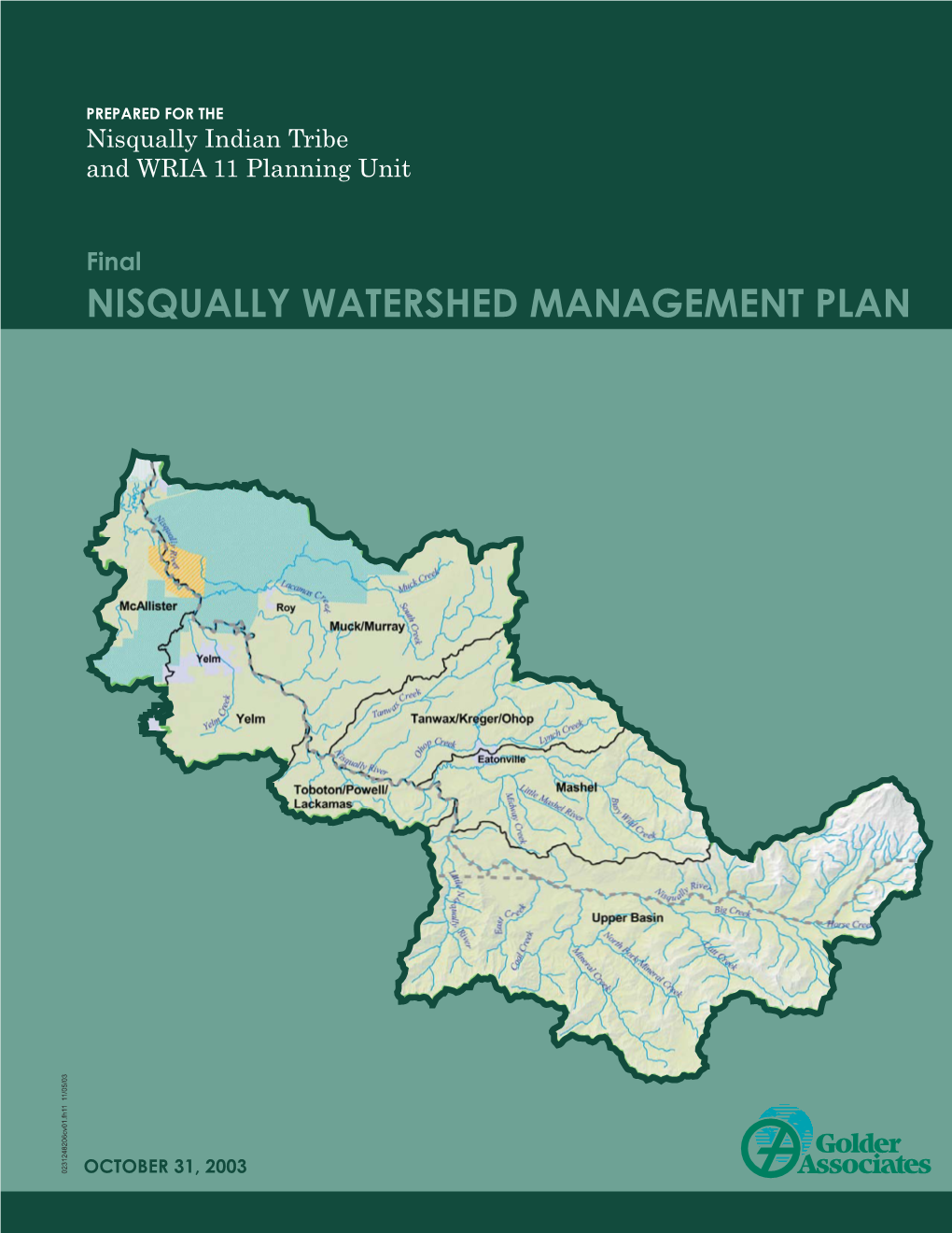 Nisqually Watershed Management Plan