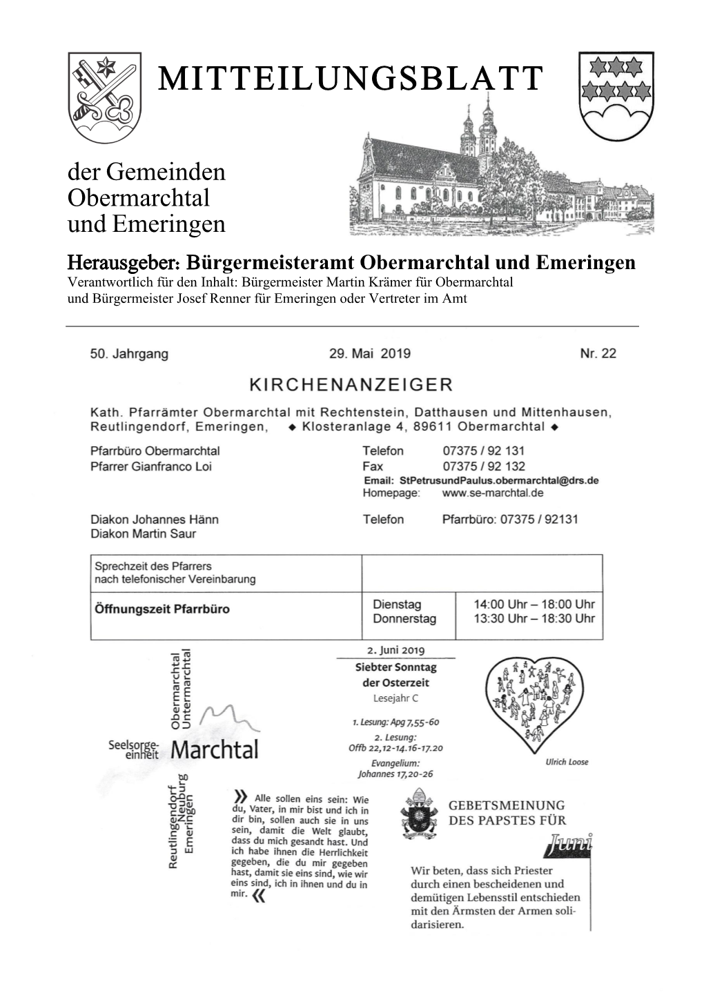 Bürgermeisteramt Obermarchtal Und Emeringen