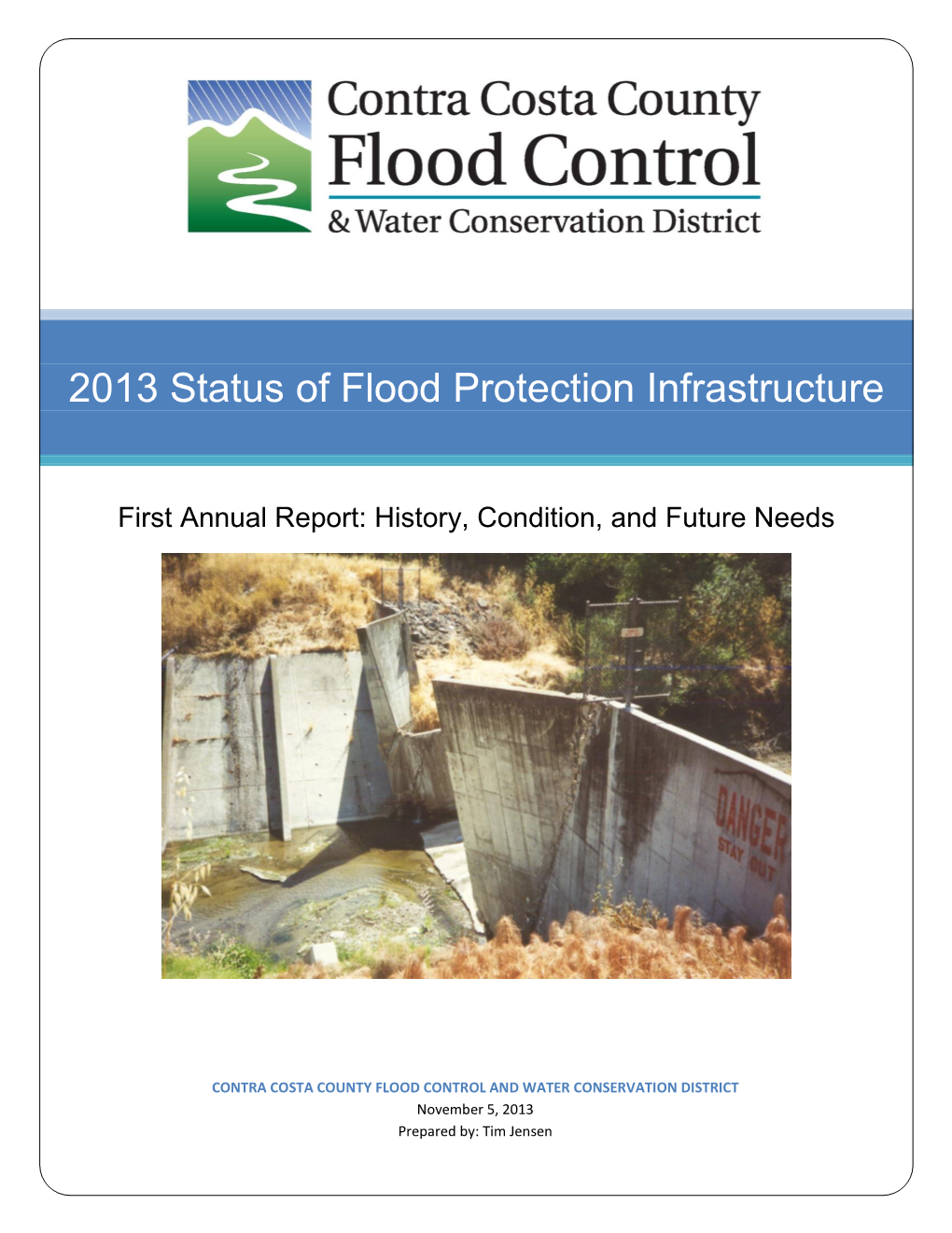 2013 Status of Flood Protection Infrastructure