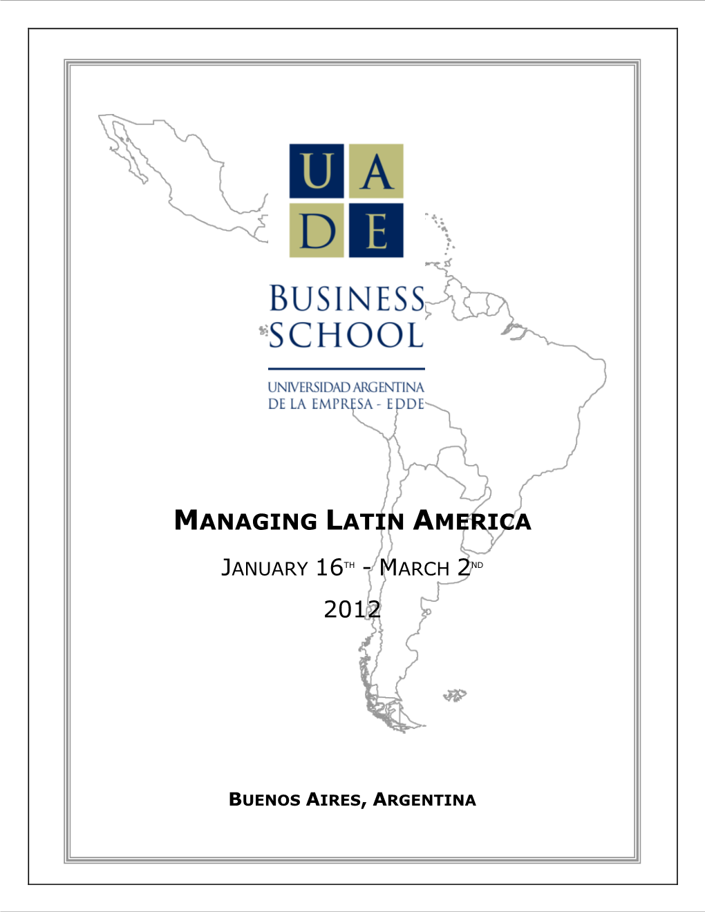 Managing Latin America
