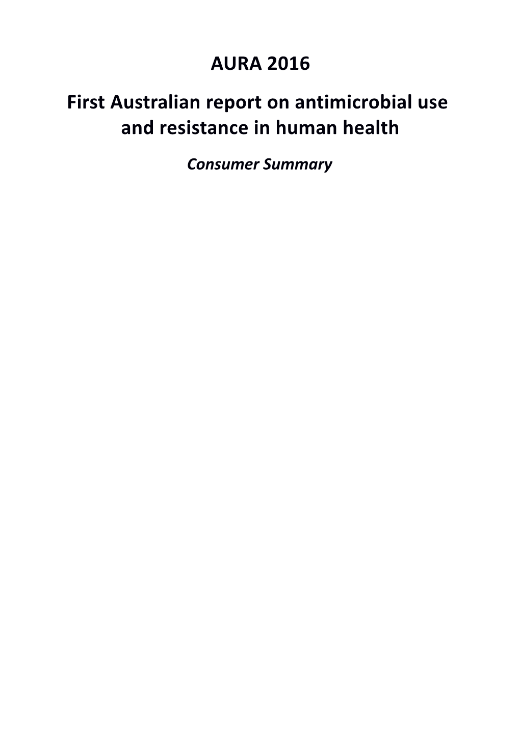 Antimicrobial Prescribing and Infections in Australian Residential Aged Care Facilities