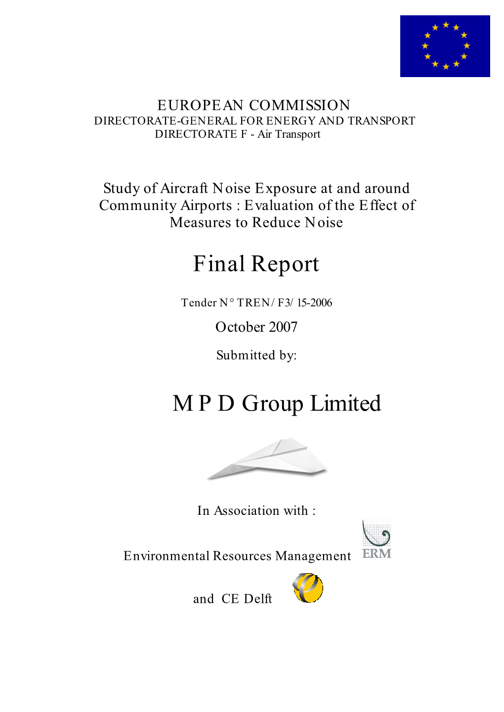 Aircraft Noise Exposure at and Around Community Airports : Evaluation of the Effect of Measures to Reduce Noise