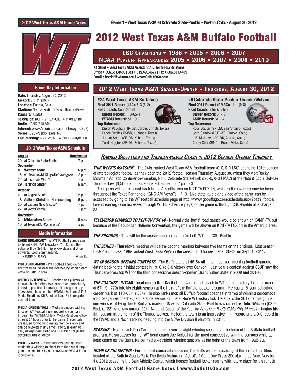 FB Game Notes 8-30.Indd