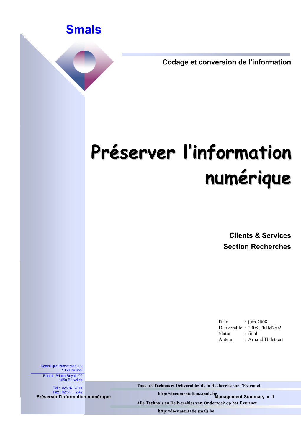 Codage Et Conversion De L'information