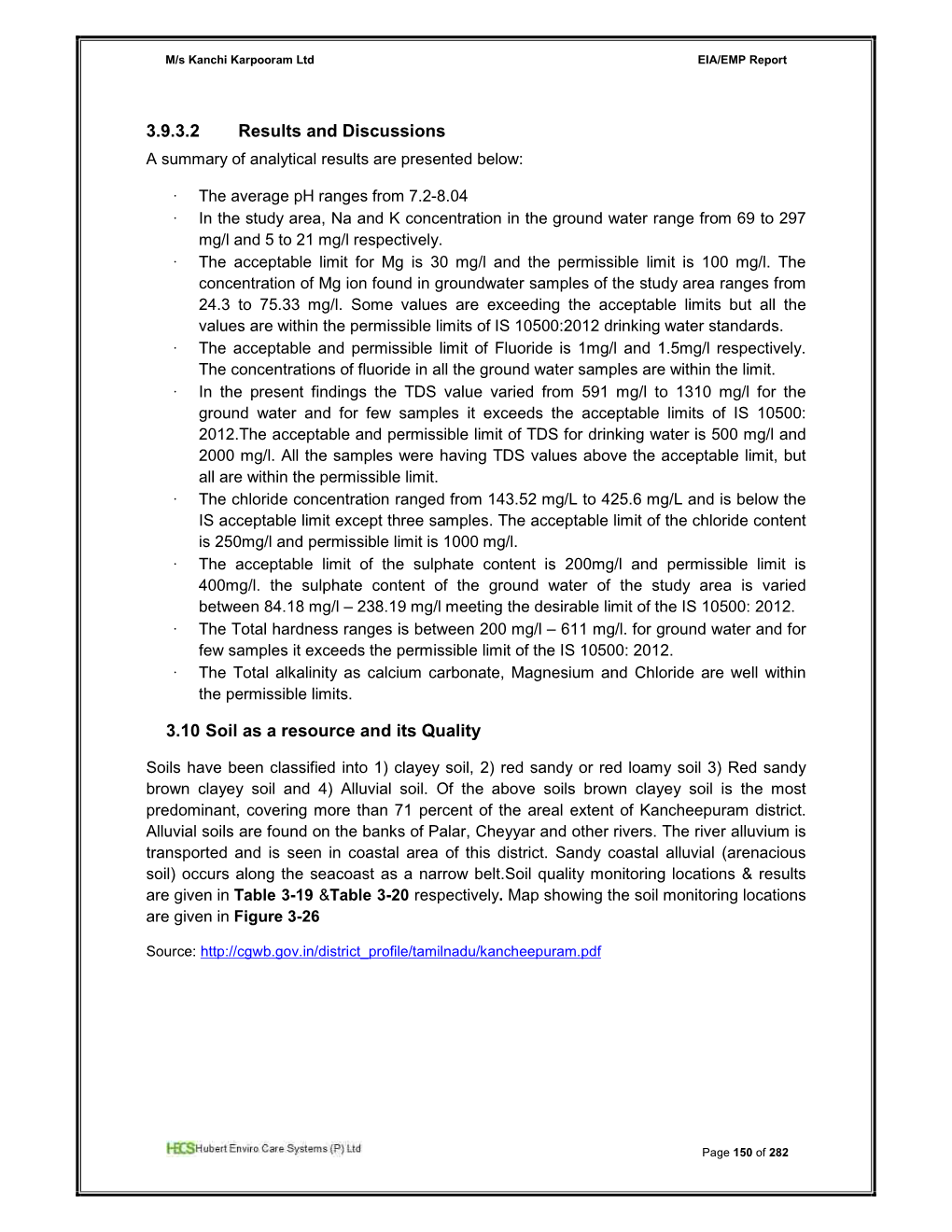 3.9.3.2 Results and Discussions 3.10 Soil As a Resource and Its Quality