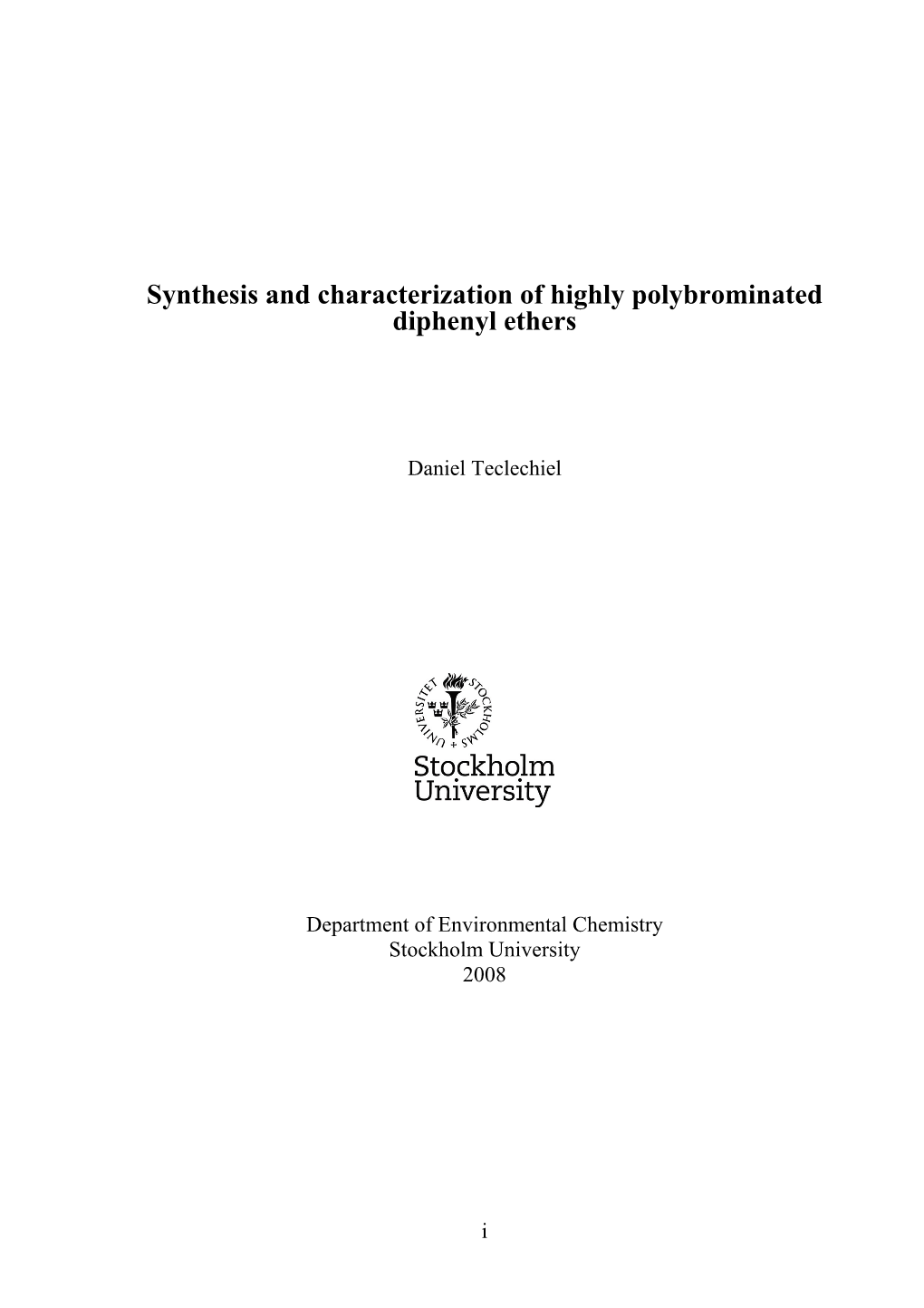 3 Polybrominated Diphenyl Ethers