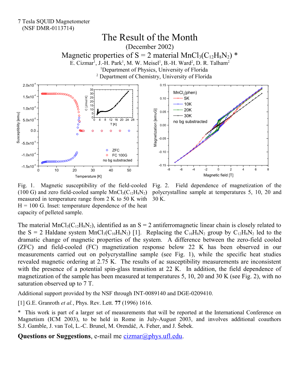 7 Tesla SQUID Magnetometer