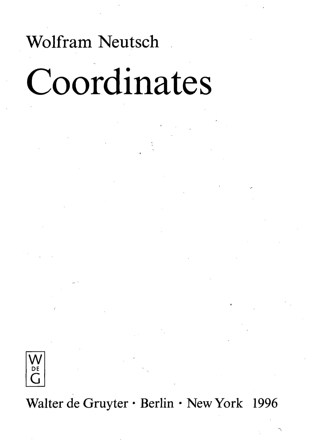 Wolfram Neutsch Coordinates