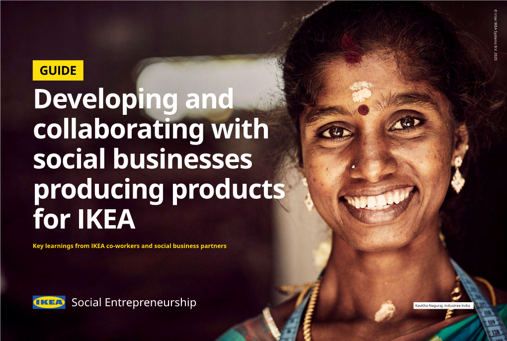 GUIDE Developing and Collaborating with Social Businesses Producing Products for IKEA