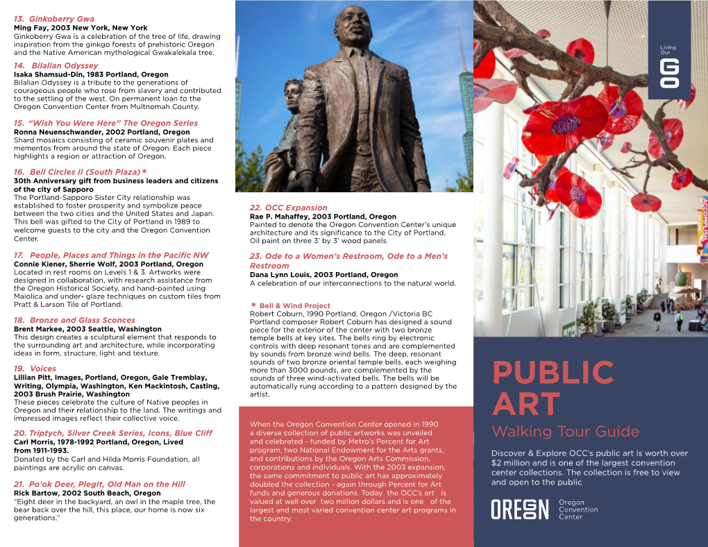 FY21 OCC Public Art Walk Brochure