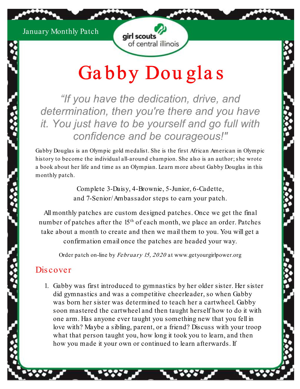 Gabby Douglas “If You Have the Dedication, Drive, and Determination, Then You're There and You Have It