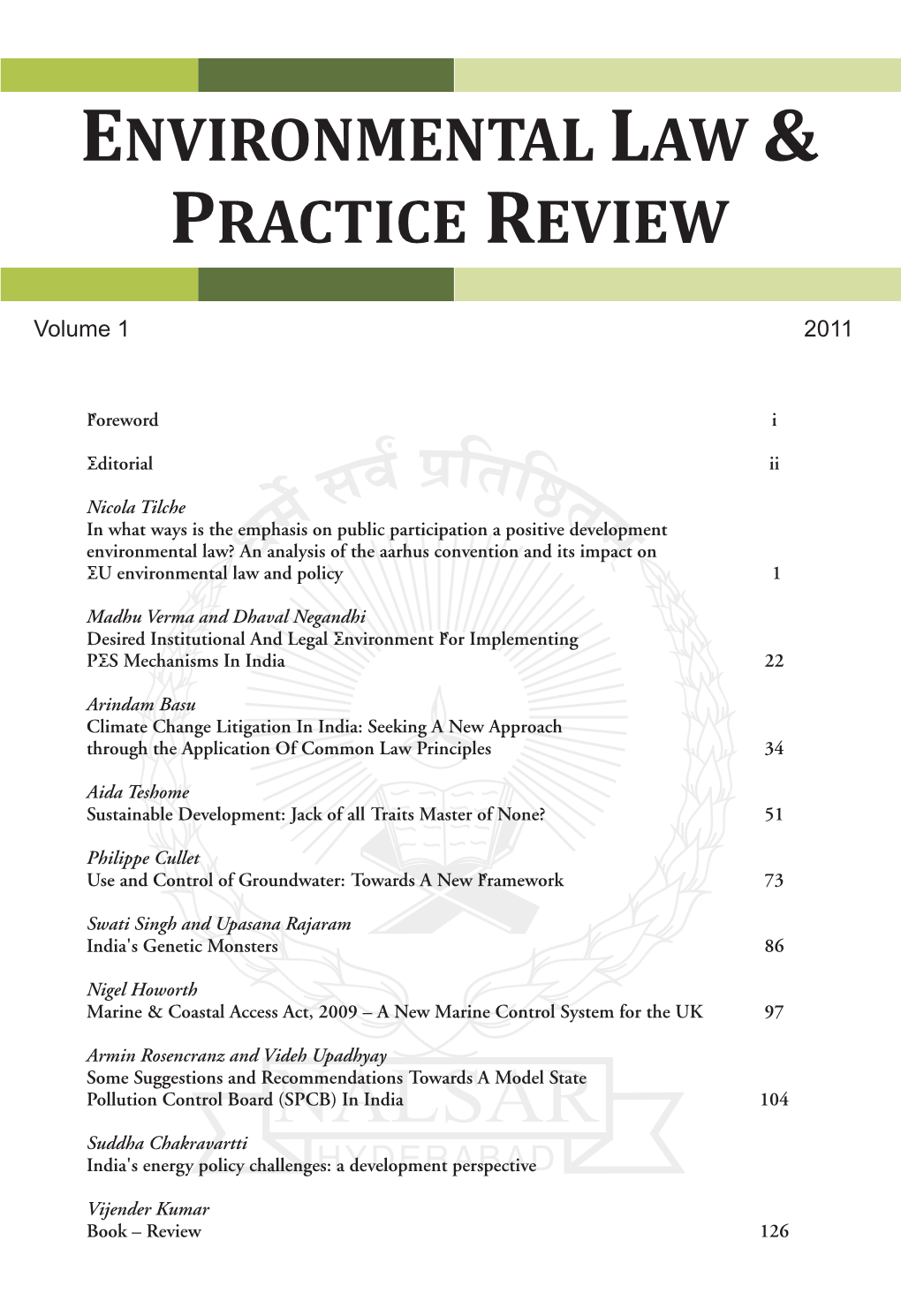 Environmental Law & Practice Review