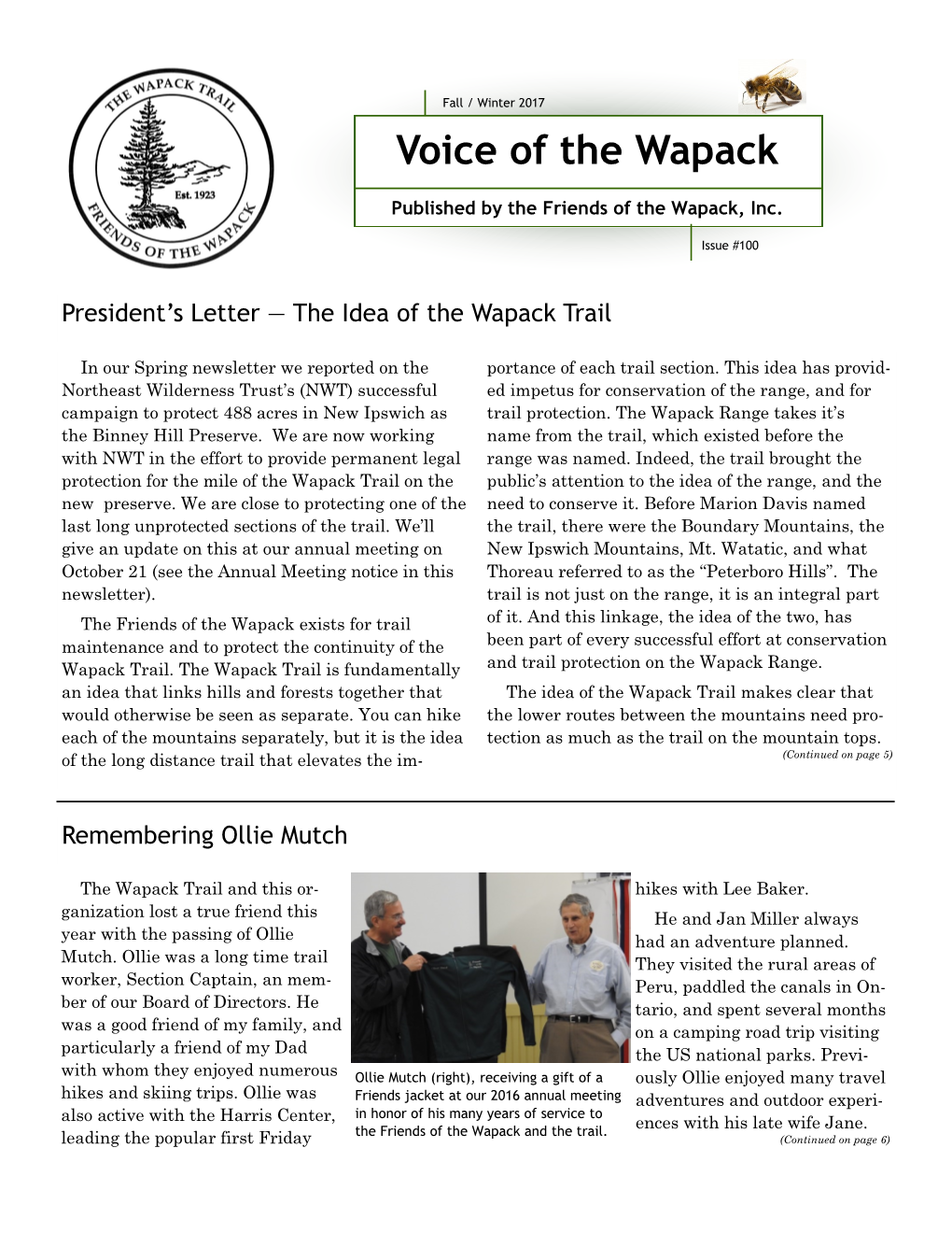 Voice of the Wapack
