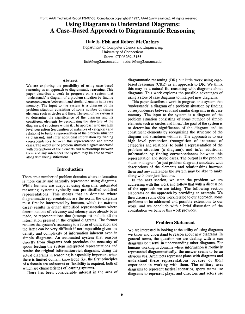 A Case-Based Approach to Diagrammatic Reasoning