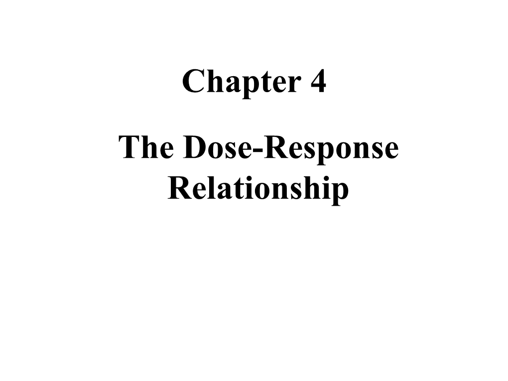 Dose-Response Curves (1)