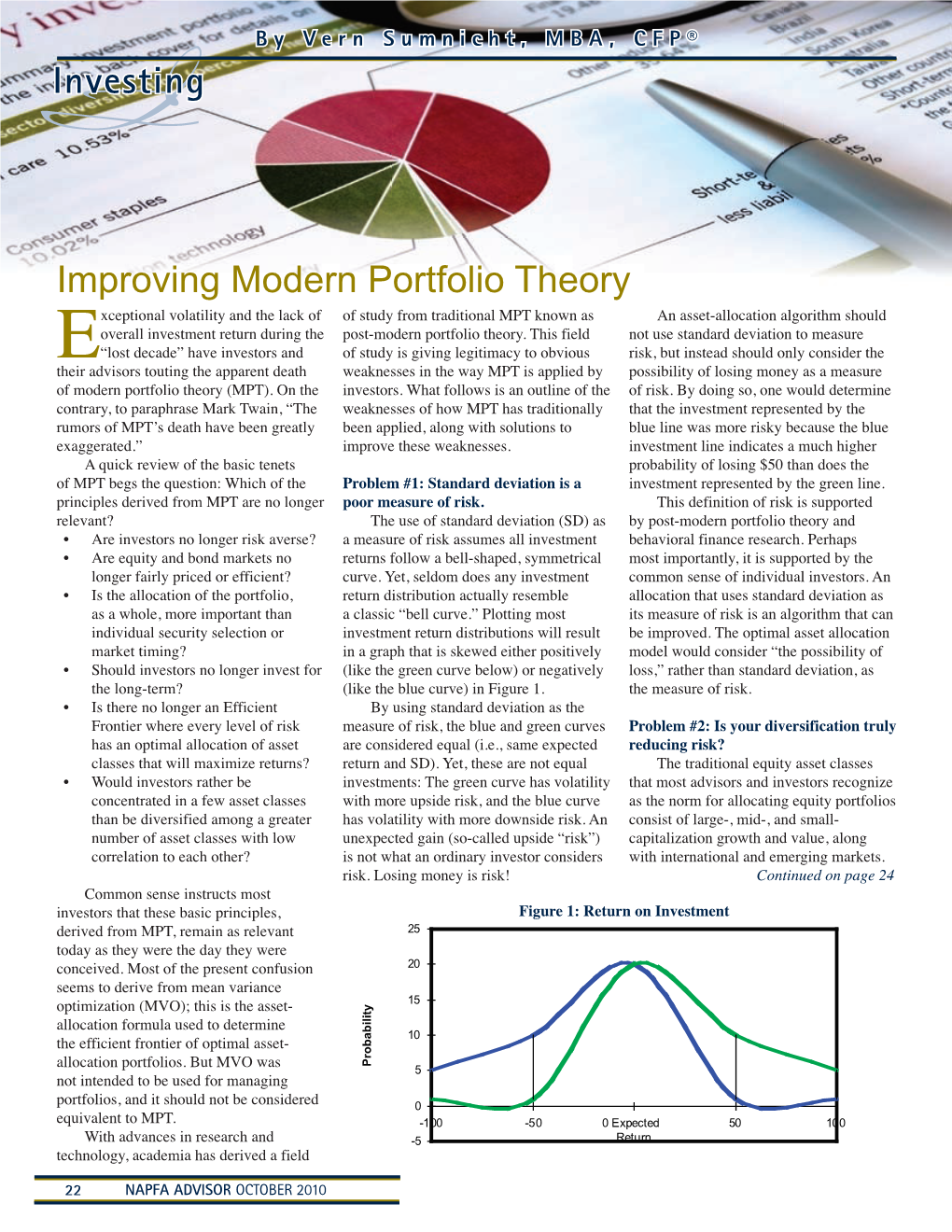 Iinvesting Improving Modern Portfolio Theory