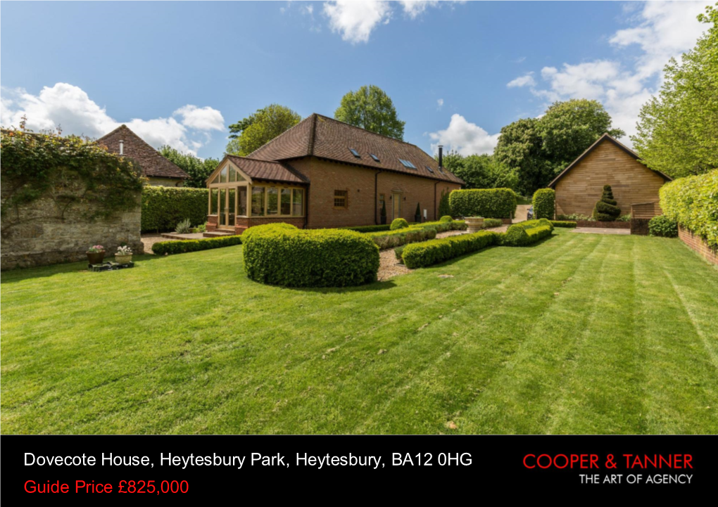 Dovecote House, Heytesbury Park, Heytesbury, BA12