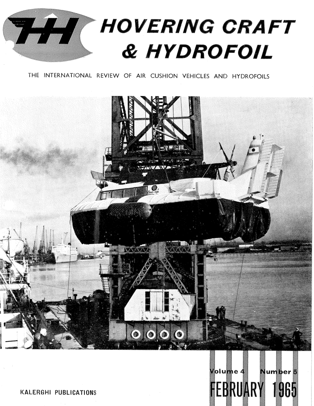 Hovering Craft & Hydrofoil Magazine February 1965 Volume 4 Number 5