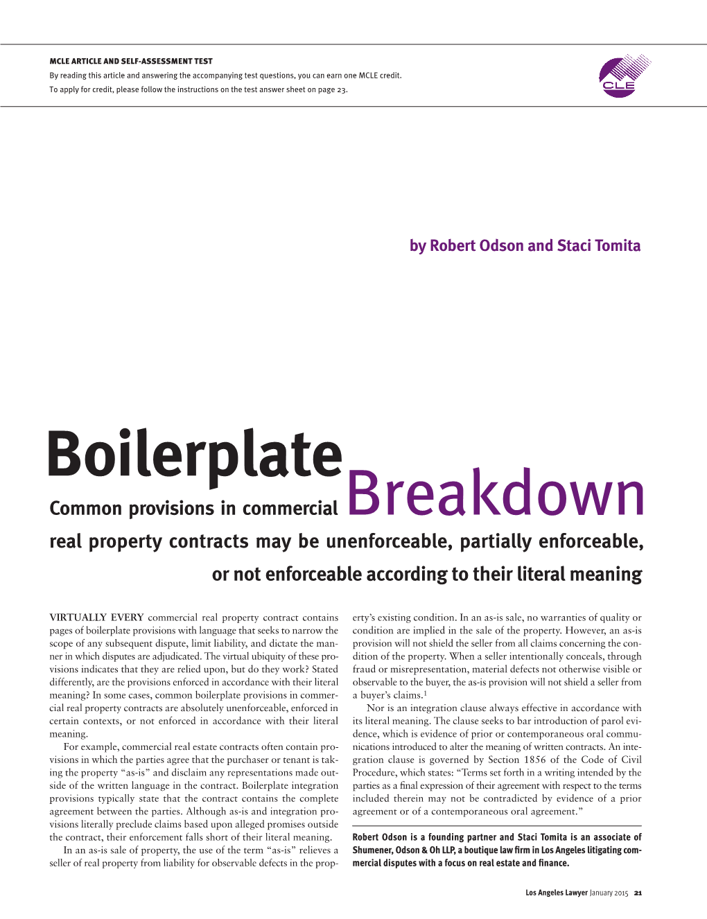 Boilerplate Breakdown