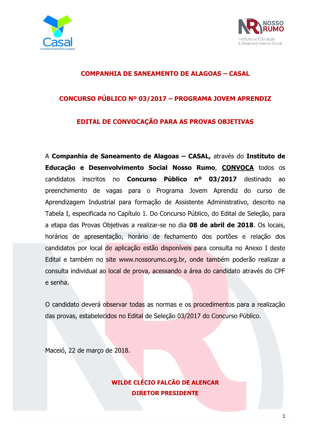 Companhia De Saneamento De Alagoas – Casal Concurso