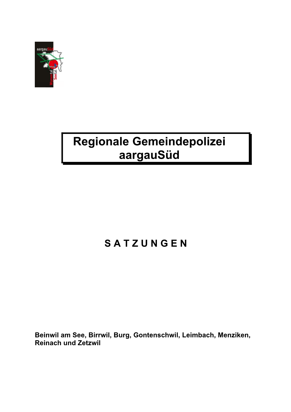 Regionale Gemeindepolizei Aargausüd